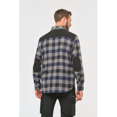 Men’s checked shirt with pockets